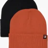 Canada Weather Gear 2 Pack Ribbed Hat - Red