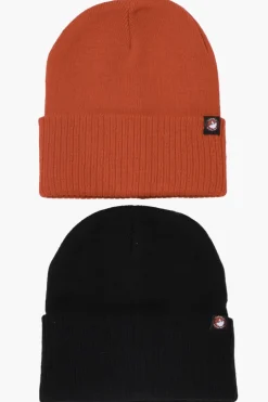 Canada Weather Gear 2 Pack Ribbed Hat - Red