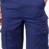 Canada Weather Gear Adventure Bound Belted Cargo Pocket Shorts - Navy
