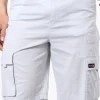 Canada Weather Gear Adventure Bound Belted Cargo Pocket Shorts - Stone