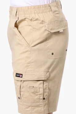 Canada Weather Gear Adventure Bound Cargo Pocket Shorts - Beige