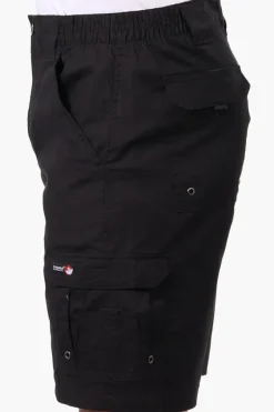Canada Weather Gear Adventure Bound Cargo Pocket Shorts - Black