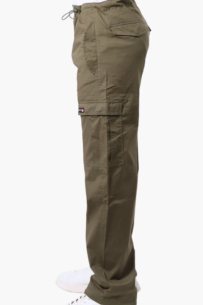 Canada Weather Gear Adventure Bound Drawstring Cargo Pants - Olive