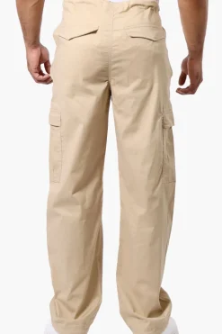 Canada Weather Gear Adventure Bound Drawstring Cargo Pants - Cream