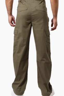 Canada Weather Gear Adventure Bound Drawstring Cargo Pants - Olive