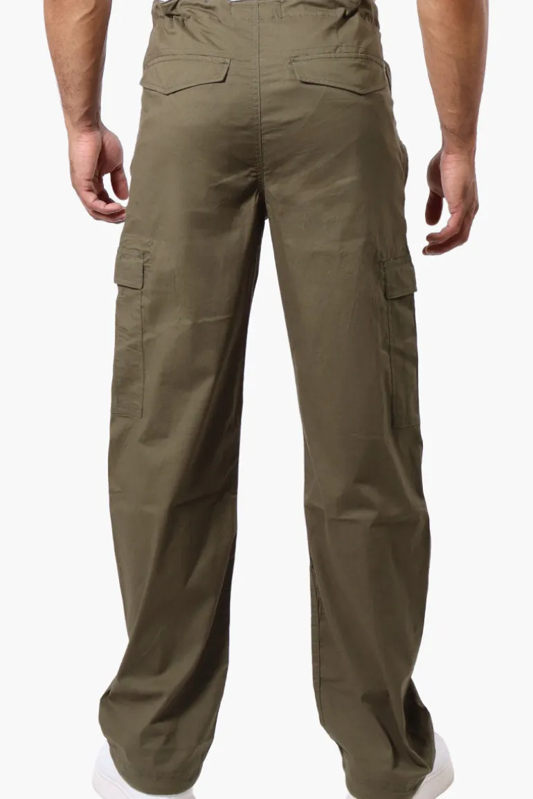 Canada Weather Gear Adventure Bound Drawstring Cargo Pants - Olive