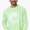 Canada Weather Gear Athletic Chest Logo Long Sleeve Top - Green