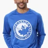 Canada Weather Gear Athletic Chest Logo Long Sleeve Top - Blue