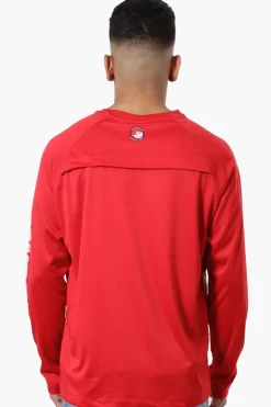 Canada Weather Gear Athletic Chest Logo Long Sleeve Top - Red