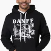 Canada Weather Gear Banff Print Hoodie - Black