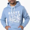Canada Weather Gear Banff Print Hoodie - Blue
