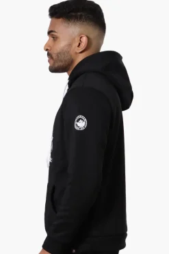 Canada Weather Gear Banff Print Hoodie - Black