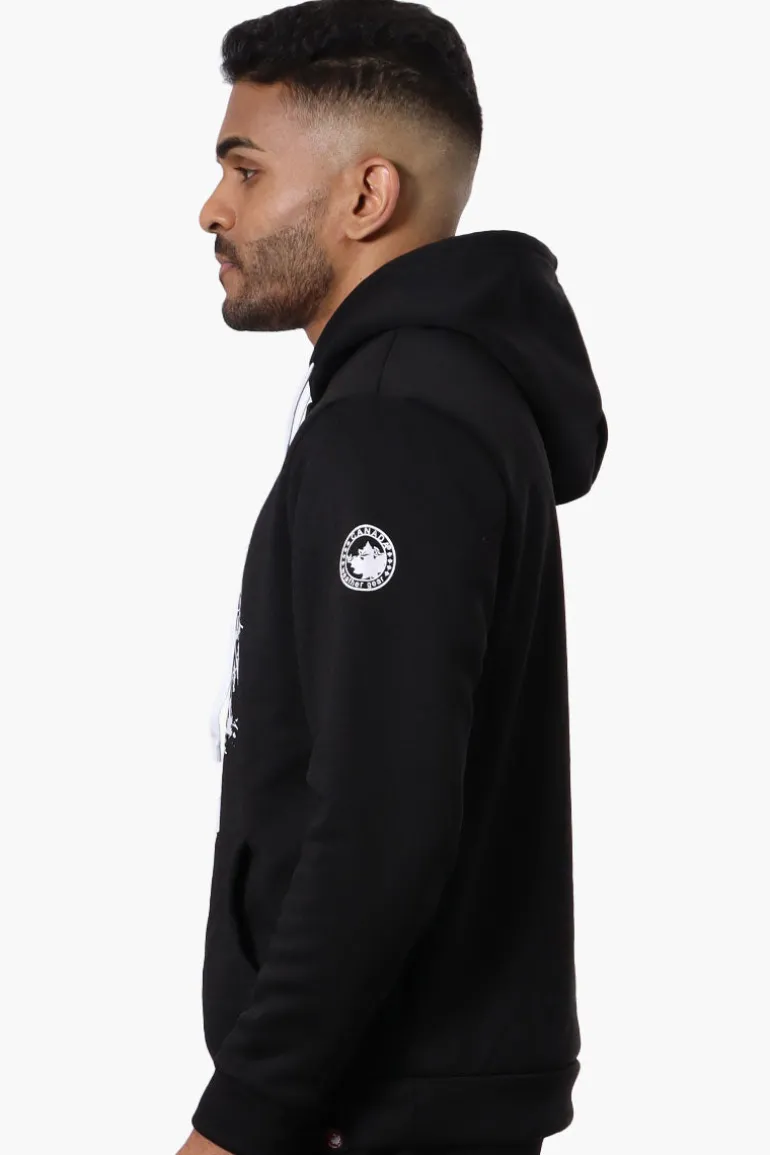 Canada Weather Gear Banff Print Hoodie - Black
