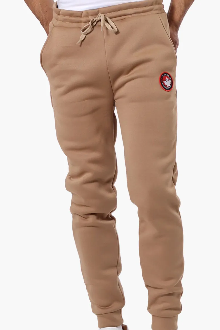 Canada Weather Gear Basic Tie Waist Joggers - Brown