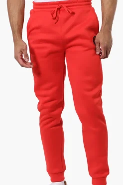 Canada Weather Gear Basic Tie Waist Joggers - Red