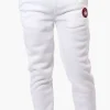 Canada Weather Gear Basic Tie Waist Joggers - White