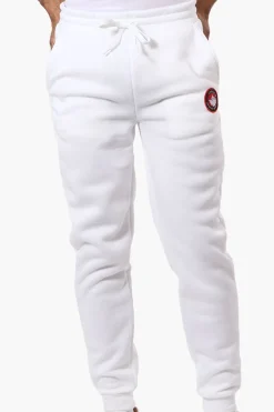 Canada Weather Gear Basic Tie Waist Joggers - White
