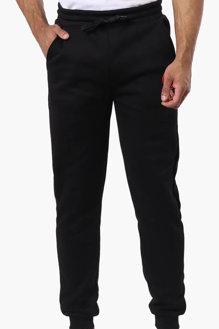 Canada Weather Gear Basic Tie Waist Joggers - Black