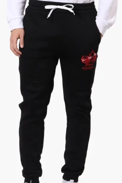 Canada Weather Gear Basic Tie Waist Joggers - Black