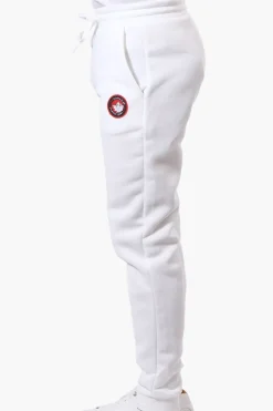 Canada Weather Gear Basic Tie Waist Joggers - White