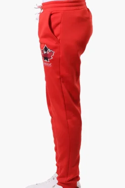 Canada Weather Gear Basic Tie Waist Joggers - Red