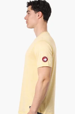 Canada Weather Gear Basic Henley Tee - Yellow