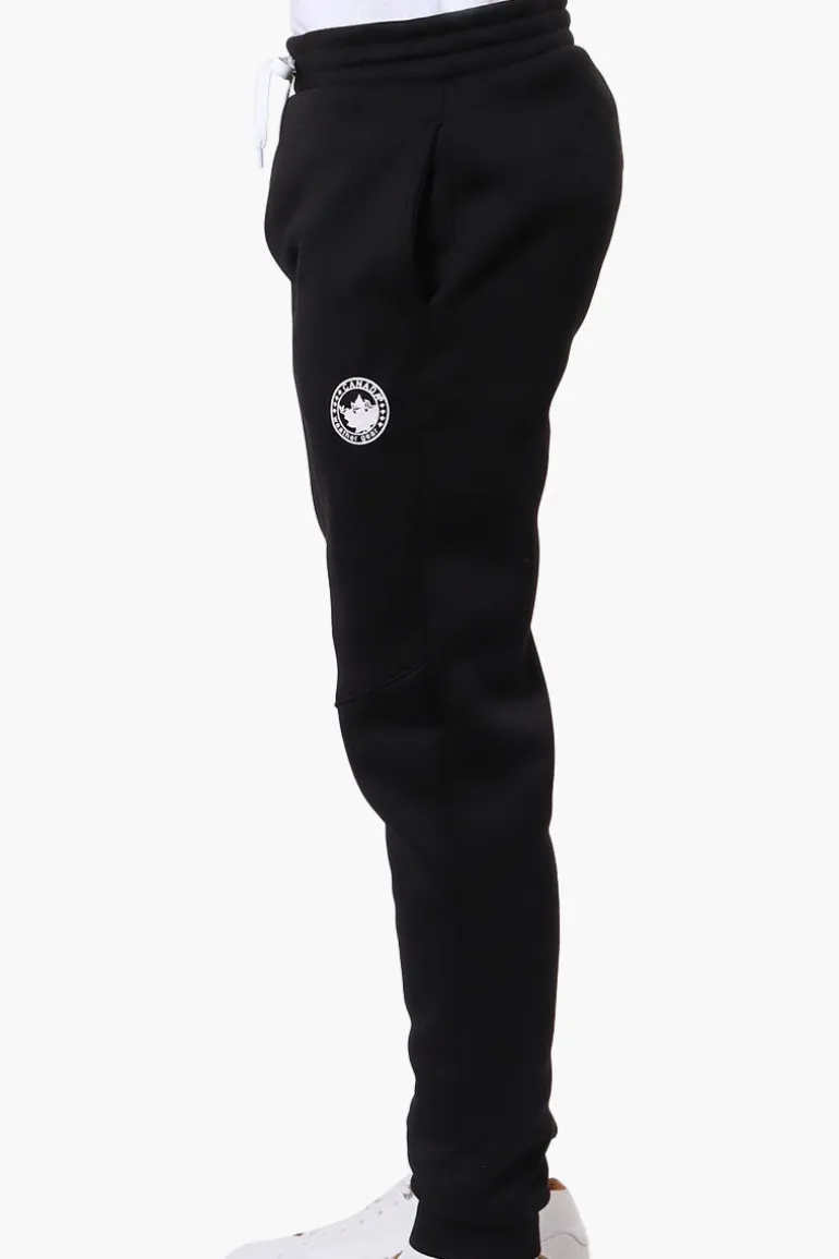 Canada Weather Gear Basic Tie Waist Joggers - Black