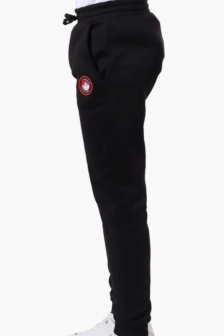 Canada Weather Gear Basic Tie Waist Joggers - Black