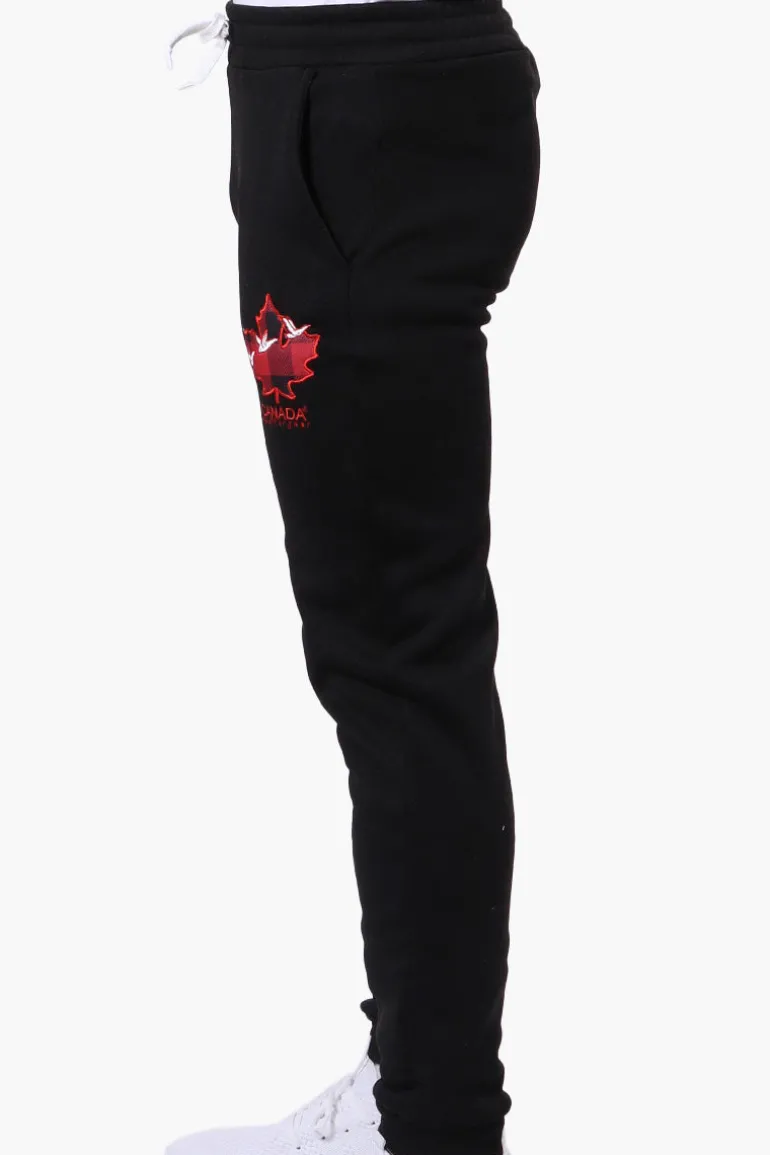 Canada Weather Gear Basic Tie Waist Joggers - Black