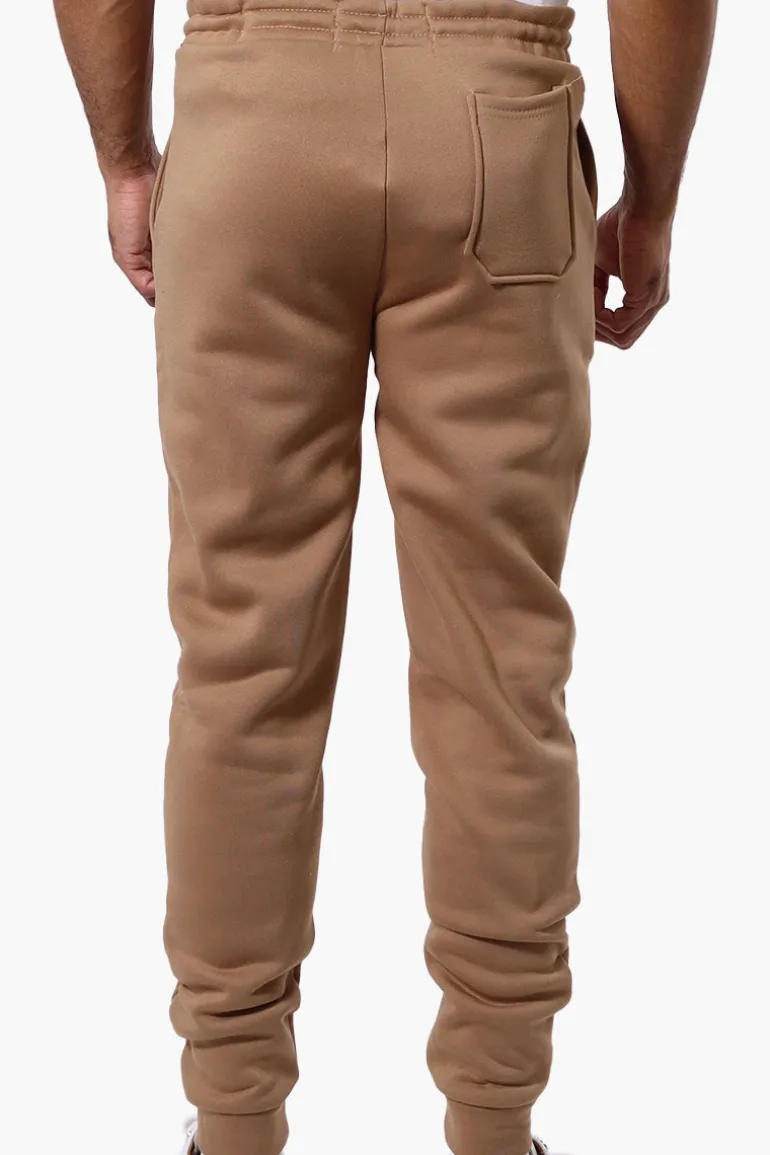 Canada Weather Gear Basic Tie Waist Joggers - Brown