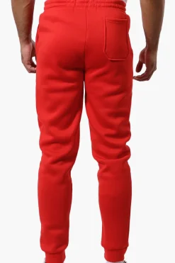 Canada Weather Gear Basic Tie Waist Joggers - Red