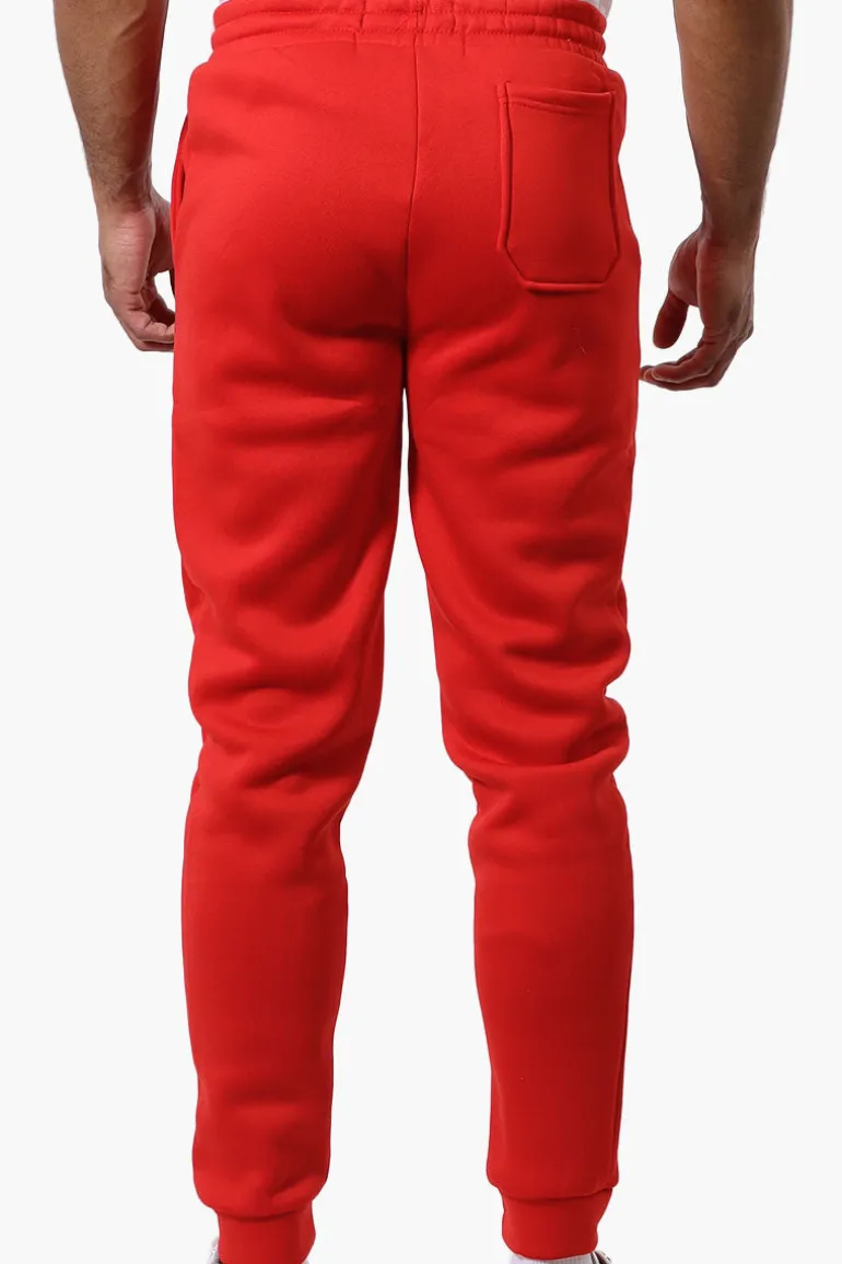 Canada Weather Gear Basic Tie Waist Joggers - Red