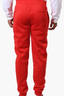 Canada Weather Gear Basic Tie Waist Joggers - Red