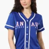 Canada Weather Gear Chest Logo Baseball Tee - Blue