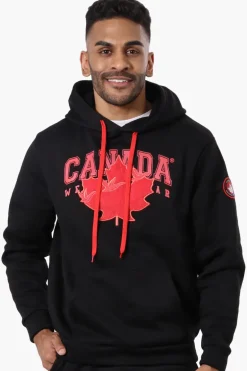 Canada Weather Gear Chest Logo Hoodie - Black