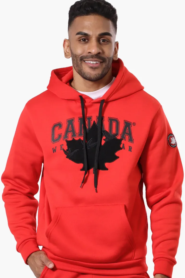 Canada Weather Gear Chest Logo Hoodie - Red