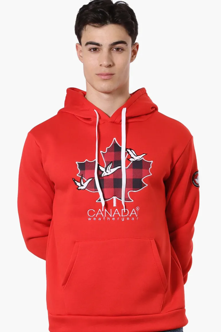 Canada Weather Gear Chest Logo Hoodie - Red