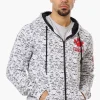 Canada Weather Gear Chest Logo Zip Up Hoodie - White