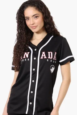 Canada Weather Gear Chest Logo Baseball Tee - Black