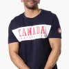 Canada Weather Gear Chest Logo Print Tee - Navy