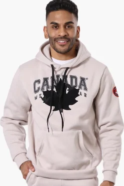 Canada Weather Gear Chest Logo Hoodie - Beige