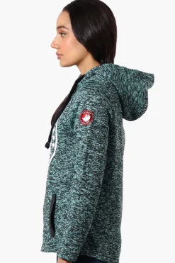 Canada Weather Gear Chest Logo Fleece Hoodie - Teal