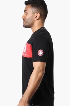 Canada Weather Gear Chest Logo Print Tee - Black