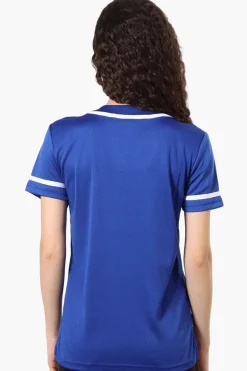 Canada Weather Gear Chest Logo Baseball Tee - Blue