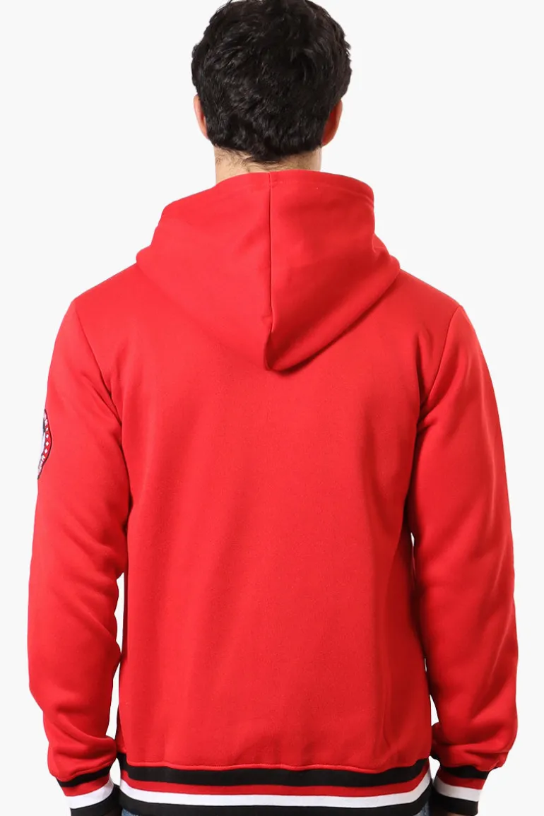 Canada Weather Gear Chest Logo Zip Up Hoodie - Red