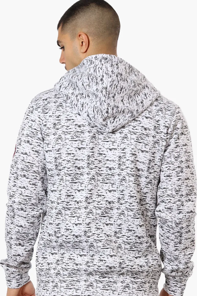 Canada Weather Gear Chest Logo Zip Up Hoodie - White