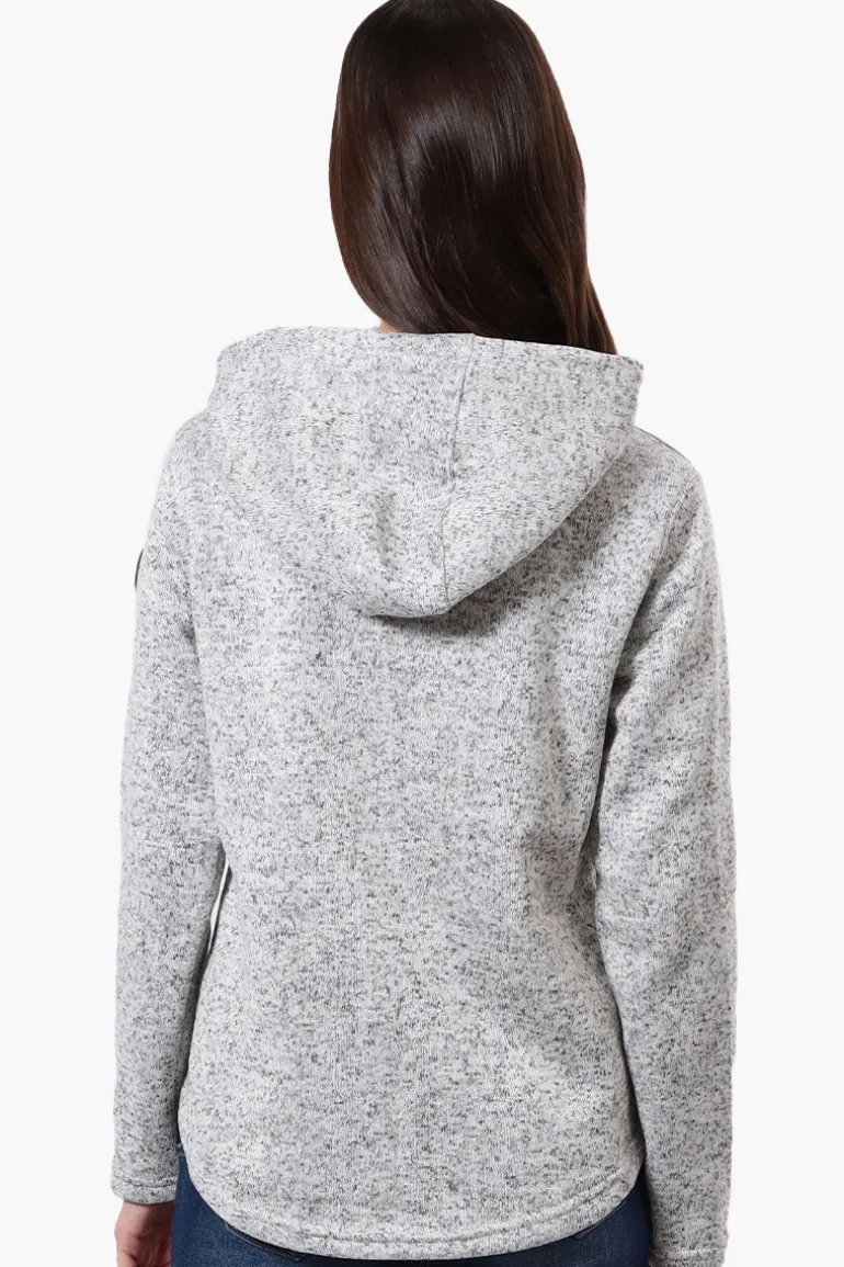 Canada Weather Gear Chest Logo Fleece Hoodie - Grey