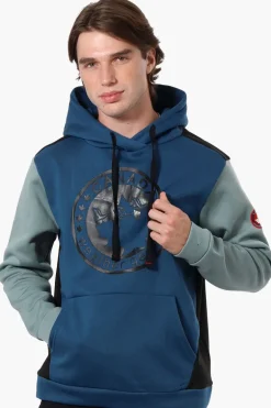 Canada Weather Gear Colour Block Hoodie - Navy