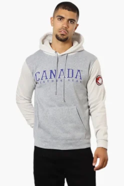 Canada Weather Gear Colour Block Hoodie - Grey