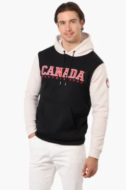 Canada Weather Gear Colour Block Hoodie - Black